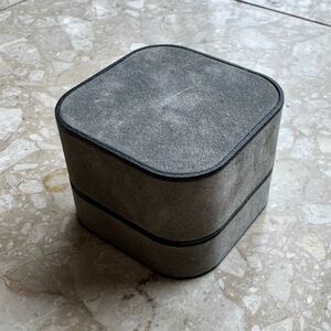 Vintage Gray Ring Jewelry Presentation Box